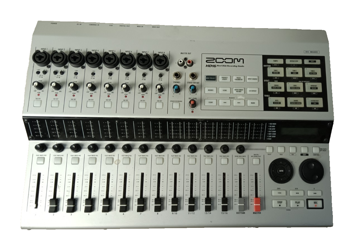 Zoom HD16 16ch HDD Multi Track Recorder MTR | eBay