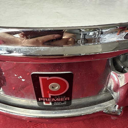 P&P omaggio Tamburo rullante vintage Premier 14” x 3,5”. Cerchi pressofusi - Foto 2 di 23