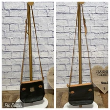 I Medici Firenze Green Leather Small Crossbody Purse Bag