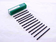 12PCS PTD #18 BLACK OXIDE HSS JOBBER LENGTH DRILL BIT 018218 0.1695 SHANK .1695
