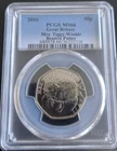 2016 Mrs Tiggy-Winkle 50p PCGS MS66