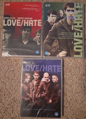 RARE! OOP! LOVE/HATE - Series/Seasons 1-3 (2000) Robert Sheehan, Crime, Drama