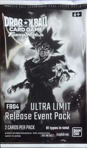 Dragon Ball Fusion World Ultra Limit Release Event Pack FB04 New & Sealed