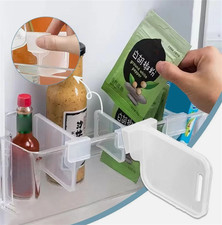 Divider Clips Partition Board Refrigerator Storage Retractable Shelf Organizer