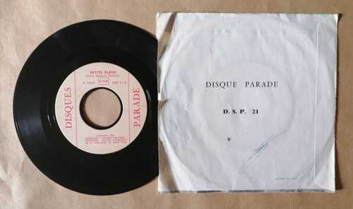 PETITE FLEUR / ADONIS Unknown Artist 7" 45T DISQUES PARADE DSP 21 vynil 22 g ! - Imagen 2 de 2