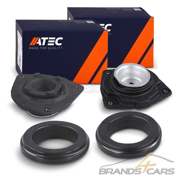Atec 2X Domlager Vorne Links + Rechts FÜR Nissan Micra 3 K12 Renault Clio Modus-image