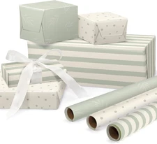 ZICOTO Beautiful Gift Wrapping Paper Rolls for All Occasions - Set of 3 Quality