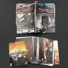 Playstation 3 Cover Art / Instruction Manual Lot Only No Game