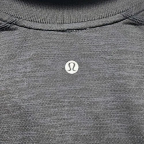 Lululemon Poloshirt Herren Large anthrazit grau einfarbig belüftet SS Golf ⛳ - Bild 7 von 7