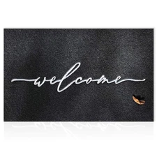 Welcome Mats For Front Door Large 24x36 With Non Slip Rubber Backing Quickly T