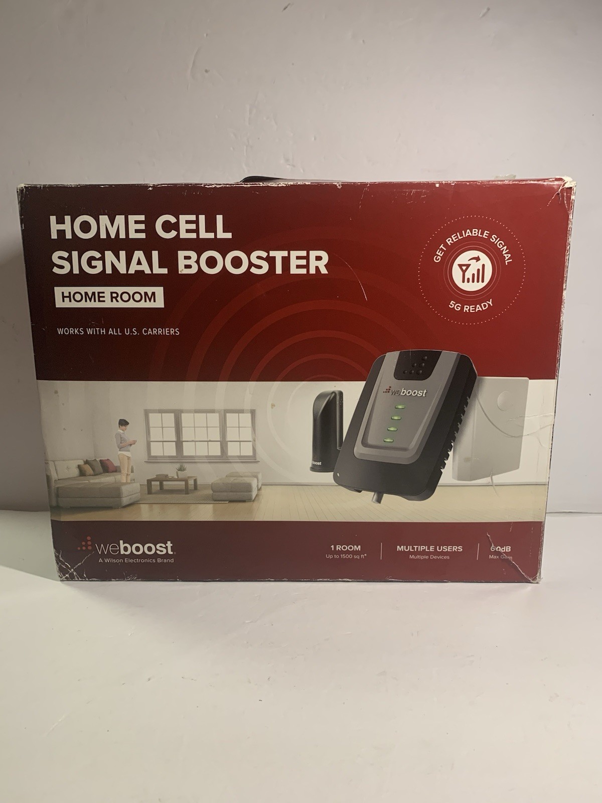 weBoost 472120 Home Room Cell Phone Signal Booster Kit