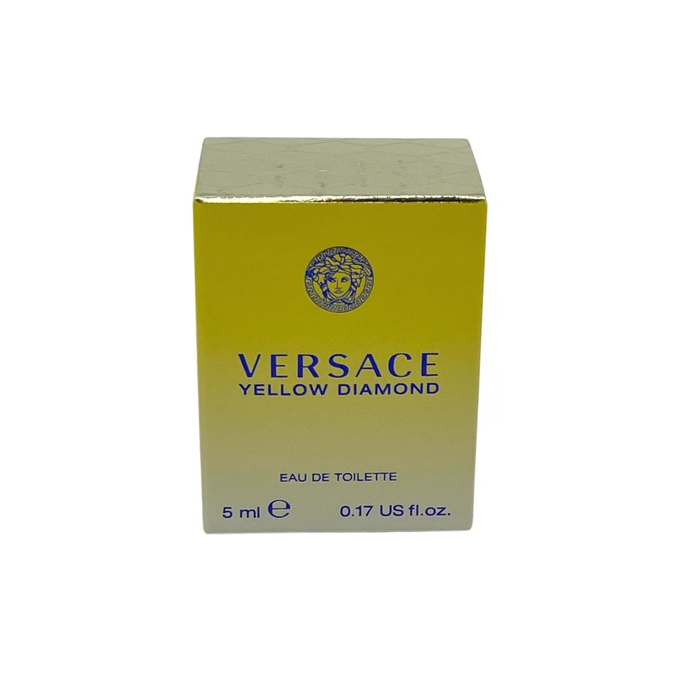 Versace 3pc Mini Perfume – Yellow Diamond, Crystal Noir, Bright Crystal EDT -NEW - Image 4 of 4