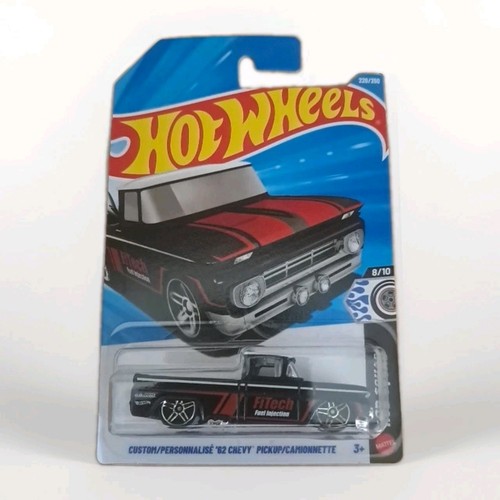 Listing photo: Hot Wheels 2026 Custom '62 Chevy Pickup Black Mainline, 8/10, NEW
