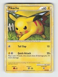Pikachu 78/123 HeartGold & SoulSilver Common