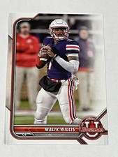 2021-22 Bowman University Football Cards Checklist 25