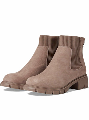 Steve Madden Girls Grey Chelsea Lug Boots - size 11