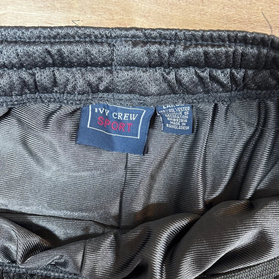 Pantalones Cortos Atléticos Grandes Ivy Crew Sport Para Hombre Nylon Gris Gris Foto 3 de 4