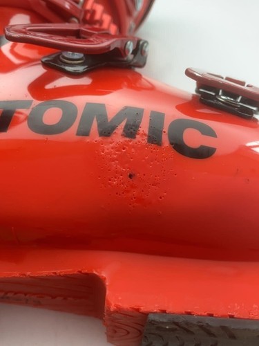 STIVALI DA SCI ATOMIC 25 cm ROSSO usati per adulti - Foto 7 di 8