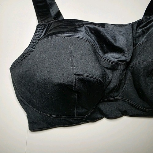 Brooks Embody Moving Comfort Sports Bra Size 34DD Black High-Impact Running - Picture 2 of 7