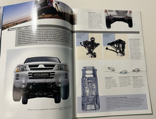 Brochure Depliant Mitsubishi Pajero 2003 Italiano - ottime condizioni - Foto 4 di 10
