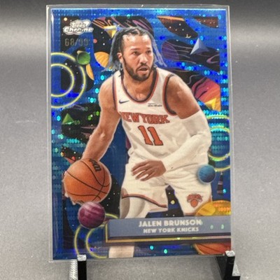 2025-26 Topps Cosmic Chrome - Jalen Brunson #8 Blue Moon Refractor /99