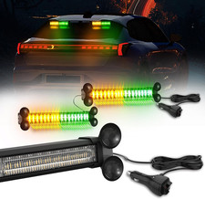 Emergency Led Strobe Traffic Advisor Lights Bar Car Windshield Hazard Safety Wa