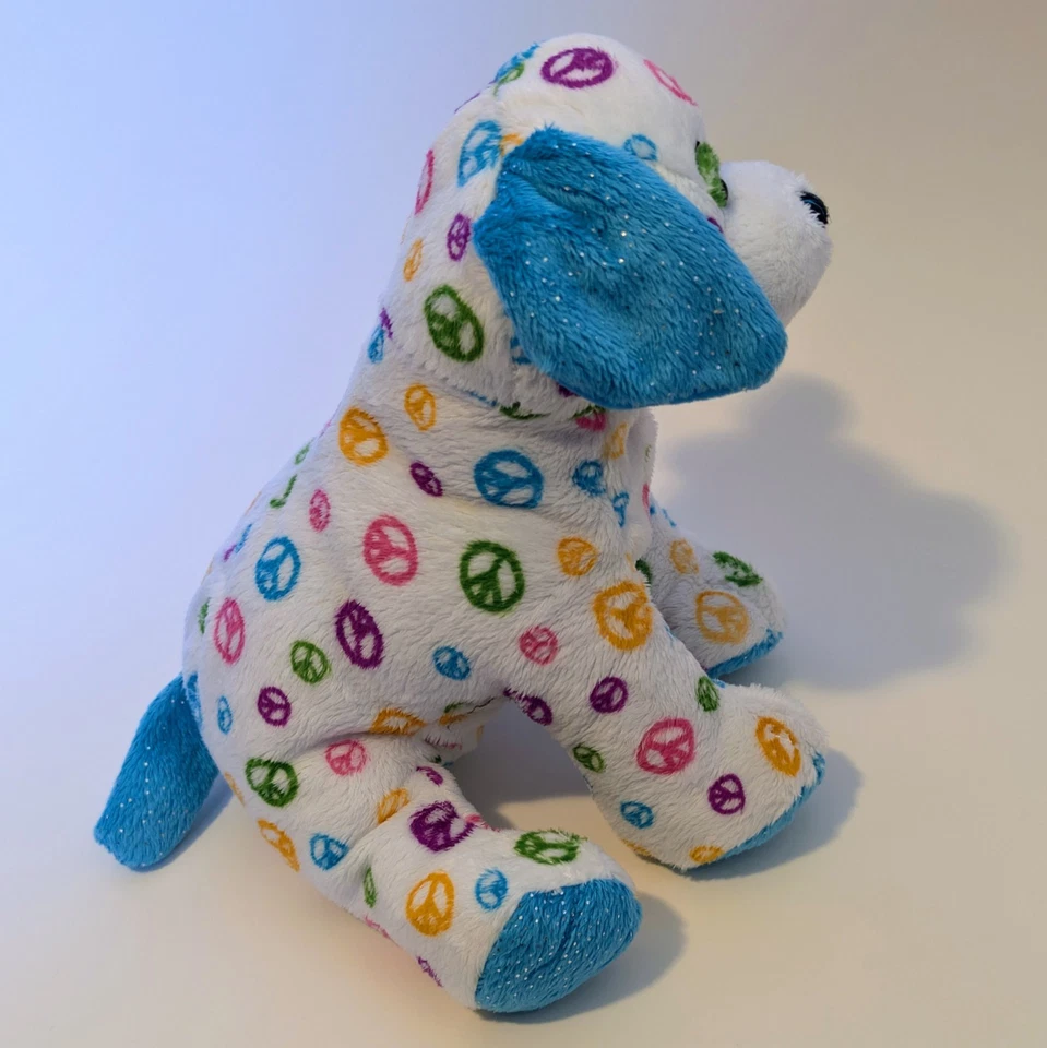 Webkinz Peace Puppy Plush (2010) – No Code –  HM440 – Tush Tag+Magic W Intact - Image 4 of 4