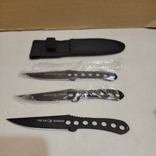 TRS X8 Stinger Set Of 3 Throwing Knives Open Box New with case