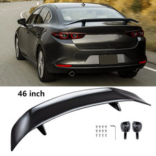 Glossy Black 46 Car Rear Trunk Spoiler Lip Wing Racing For Mazda3 Mazda6 S Glossy Black 46 Car Rear Trunk Spoiler Lip Wing Racing For Mazda3 Mazda6 S
