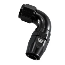 10AN Hose End Fitting 90 Degree Swivel Fits for CPE Braided Fuel  Hose Black New