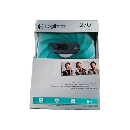Kamera internetowa Logitech C270 HD V-U0018 USB - NOWA w pudełku - Zdjęcie 1 z 5