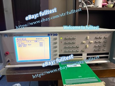 Microtest 8730 Cable Harness Tester Automatic Impusle Testing up to 1000v 8730N