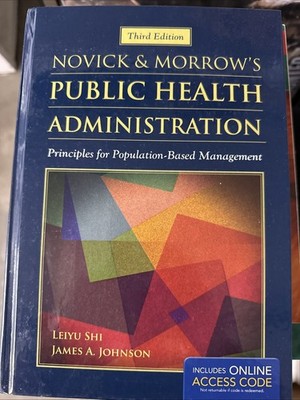 Novick and Morrow's Public Health Administration