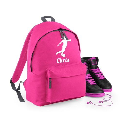 Personalisierter weiblicher Fußballer Rucksack für Kinder, stilvoller Rucksack Ausrüstung Aufbewahrung - Bild 4 von 85