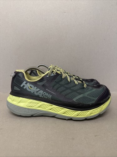 HOKA ONE ONE STINSON ATR 4 3 SCARPE DA GINNASTICA YOGA RUNNING DA UOMO VERDE/NERO UK9 EU43,5