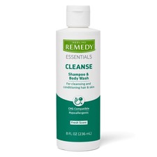 Medline Remedy Shampoo And Body Wash 8 Fl Oz Hypoallergenic Gel Cleanser