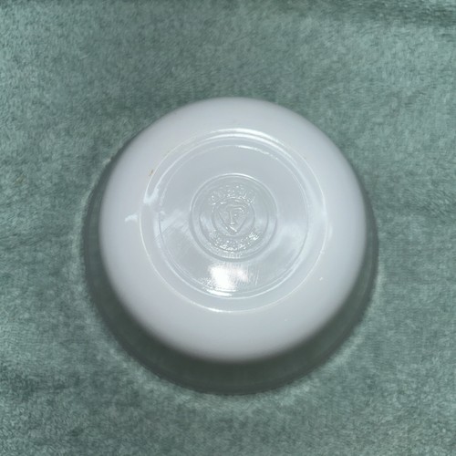 Vintage White Bowl Nesting Mixing Small 401-1 1/2 Pint USA Federal Oven Ware - Bild 3 von 4