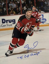 Jim DOWD Signed 8x10 Photo! New Jersey DEVILS! NHL Veteran! Cup Champ!  W/COA