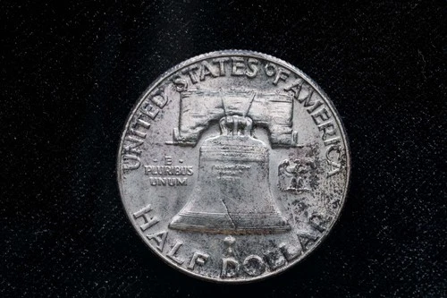 1950 Franklin Half Dollar FBL BU Silver Coin Wow Look At Those Bell Lines!