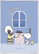 2026 Planner B6 Gantt Chart Peanuts Diary/Phone