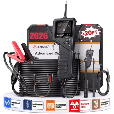 PB600 Circuit Probe Tester Kit Car Multimeter Oscilloscope Fuel Injector Tester