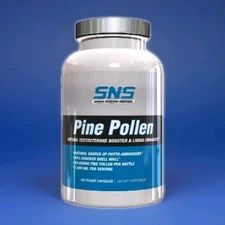 SNS Serious Nutrition Solutions PINE POLLEN Natural Anabolic Booster Anti-Aging 