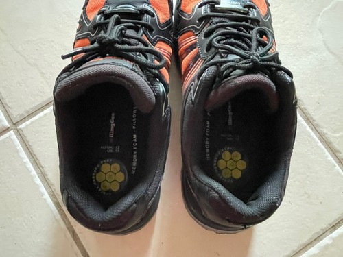 King Gee Comp-Tec G42 Sport Safety Shoe K26465 Black Orange Lace Up Size 12 AUS - Picture 8 of 12