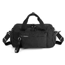 Small Gym Bag for Women Mini Duffle 12L Wet Compartment Travel Weekender Black