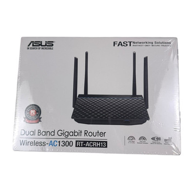 Asus Wireless Router AC-1300  RT-ACRH13 Dual Band 2.4 and 5.0 GHZ 4 Antenna NEW