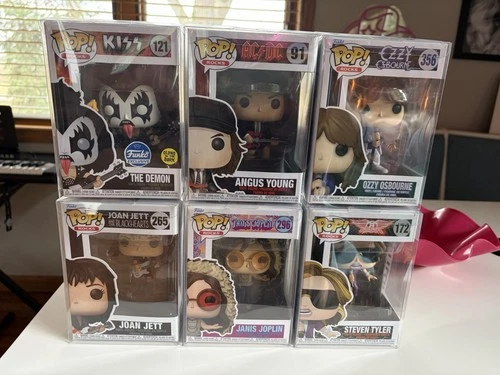 Funko Pop! Rocks Lot – Classic Rock Legends Collection (6 Figures)