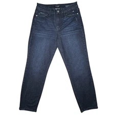 Judy Blue Los Angeles Womens Jeans Dark Wash Distressed Style JB8114DK Size 5 27