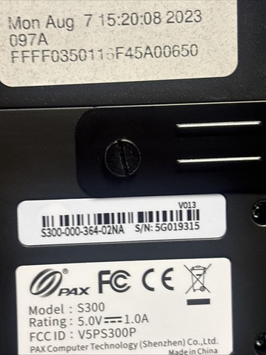 Neu nie benutzt PAX S300 PIN PAD TERMINAL - Bild 7 von 10