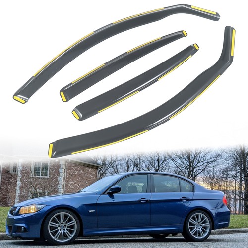 For BMW 3 Series M3 E90 2004-2011 4-Door Saloon Wind Deflectors 4pcs/set Tinted - Bild 2 von 13