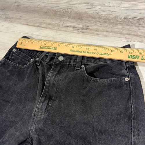 Pantalones de mezclilla informales negros de pierna recta Levis 505 para hombre 33x30 (30x28) - Imagen 4 de 12